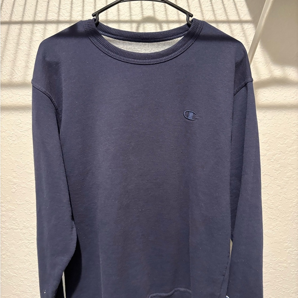 Champion Dark Blue and Gray Sweatshirt